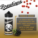 Brewtique 100ml - Fools Gold - Bristol Vape Co