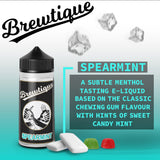 Brewtique 100ml - Spearmint - Bristol Vape Co