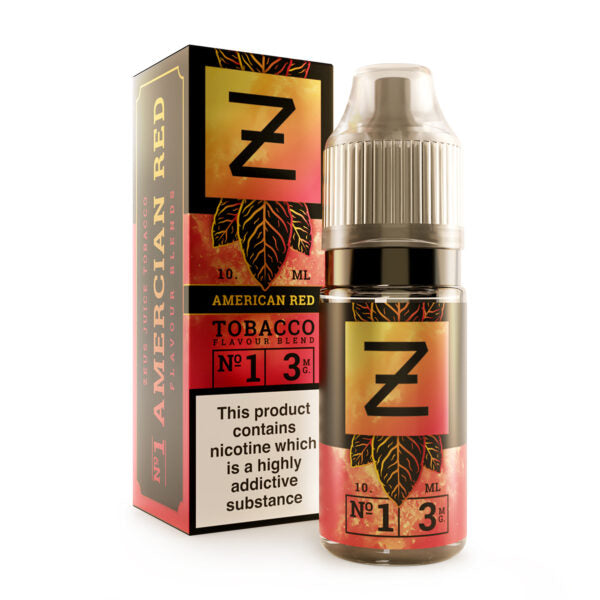 Zeus Juice Tobacco 10ml - American Red - Latchford Vape