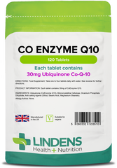 CoEnzyme Q10 30mg Tablets 120 Tablets