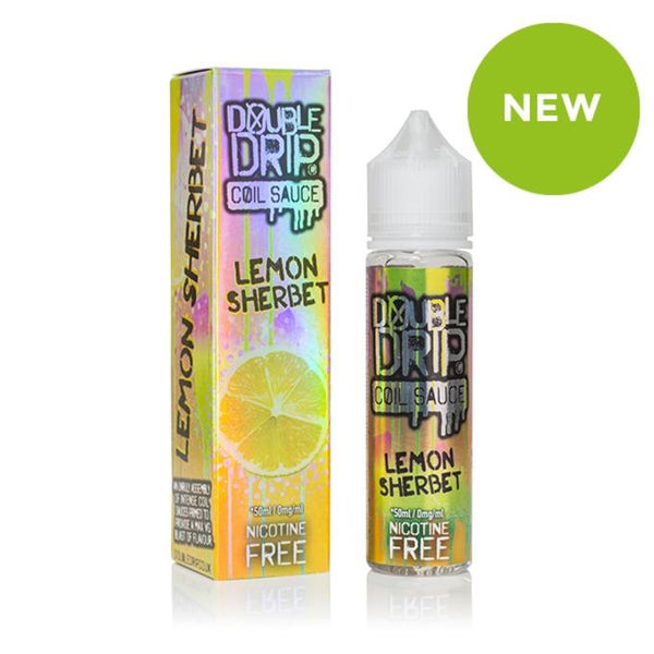 Buy Double Drip 60ml Shortfill Lemon Sherbet Vape Liquid