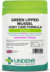 Green Lipped Mussel 500mg Capsules (90 Capsules)