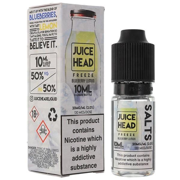 Juice Head Freeze Nicotine Salt - Blueberry Lemon 10ml Bottle