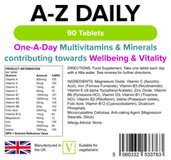 Multivitamins A-Z Daily Tablets 360 Tablets