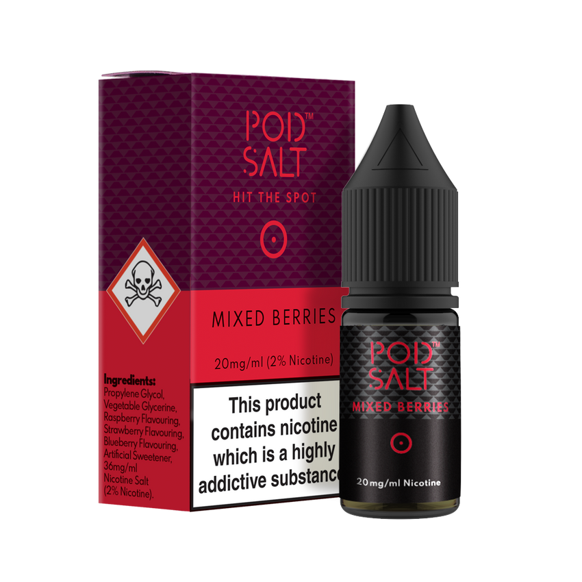 POD Salt Mixed Berries 10ml Nic Salt