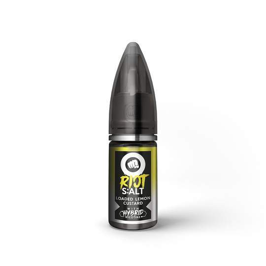 Riot Squad Nic Salt Loaded Lemon Custard 5mg 10mg 20mg 10ml