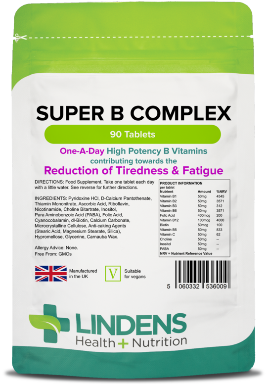 Super Vitamin B Complex Tablets 90 Tablets