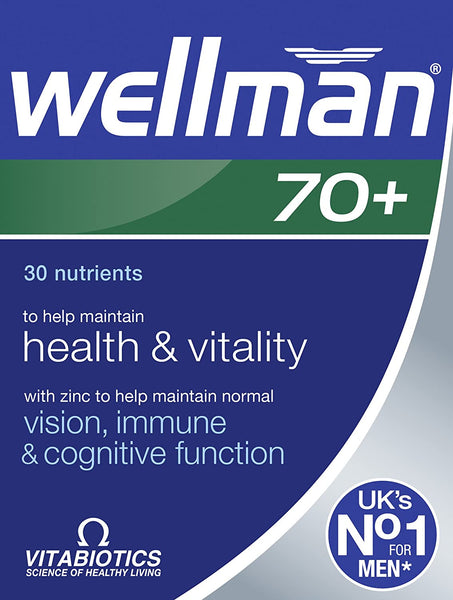 VitaBiotics Wellman 70+ (30 Tabs)