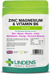 Zinc Magnesium & Vitamin B6 Tablets 90 Tablets