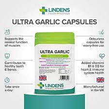 Ultra Garlic 15,000mg Capsules (120 Capsules) Oderless